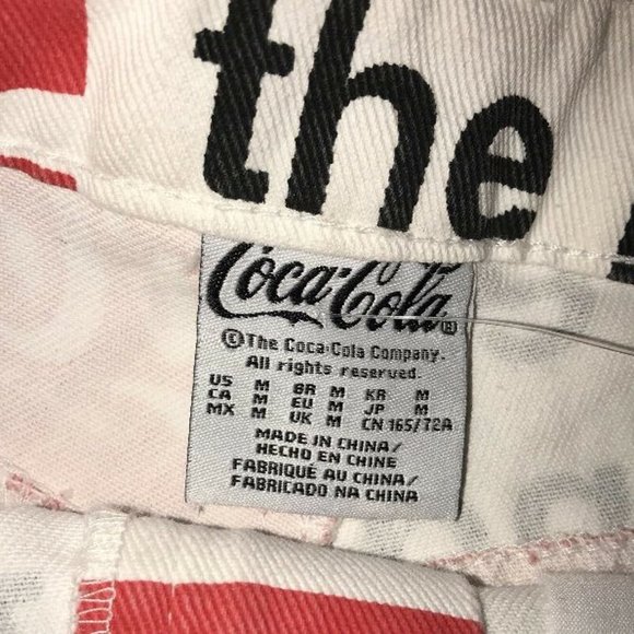 Coca Cola Shorts RED & WHITE LOGO - Picture 2 of 4
